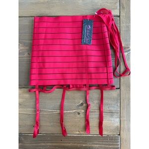 Bandage Garter Skirt and G-String Panty